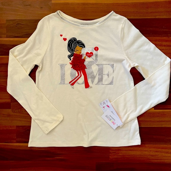 Other - Brand NEW girls long sleeve tee